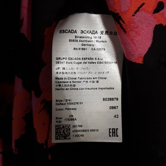 Escada Sport Flower Tunic Dress - Picture 7 of 8